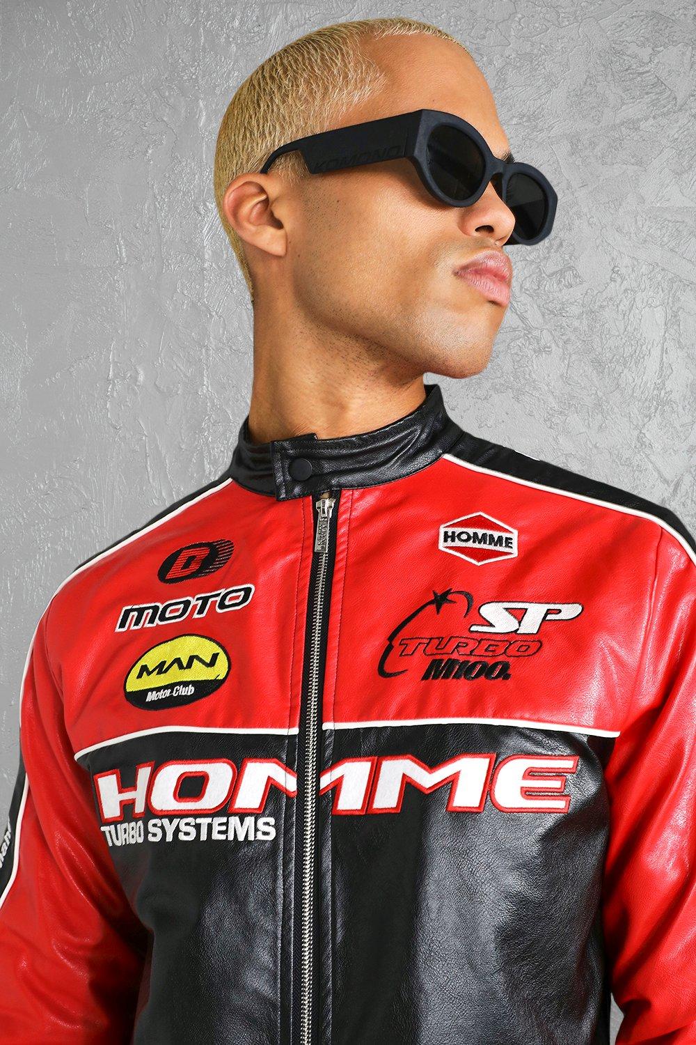 Leather sport motorcycle online jacket