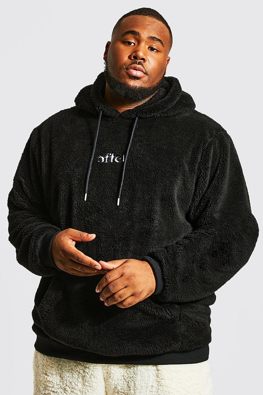 Black Plus Offcl Borg Over The Head Hoodie image number 1