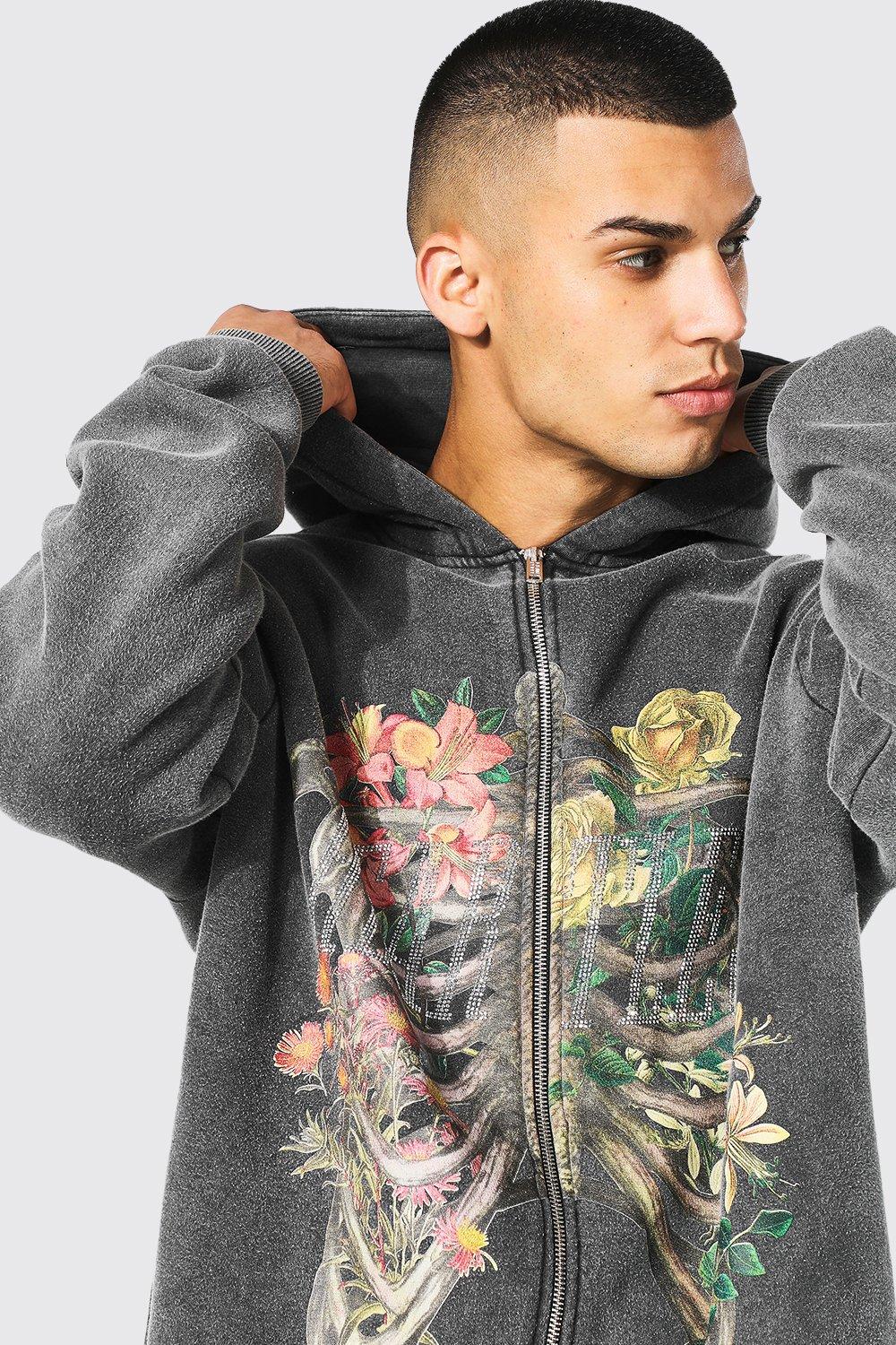Acid cheap tiger hoodie