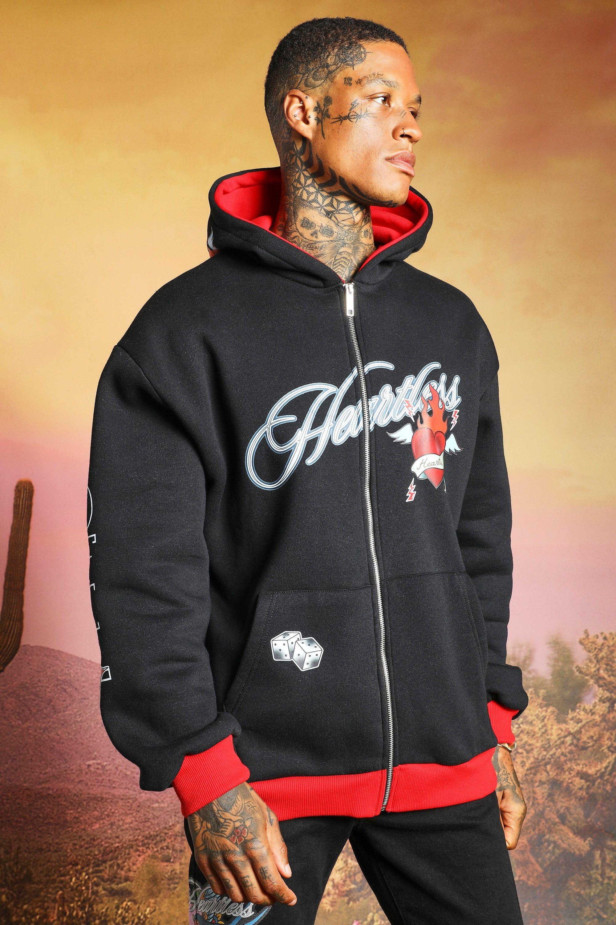 zip up hoodies graphic men