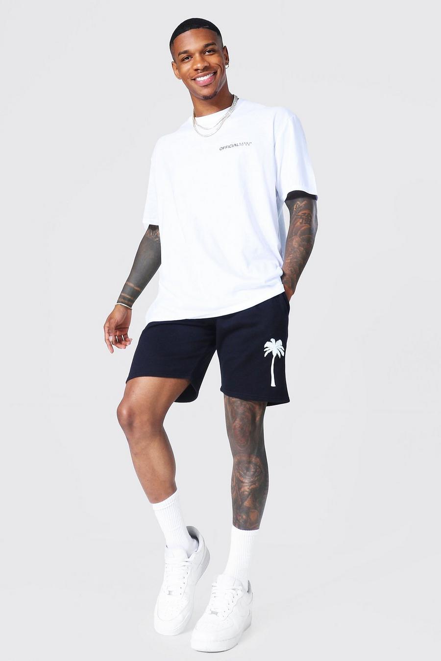 Oversize Oversize Limited Shorts-Set, White blanc image number 1