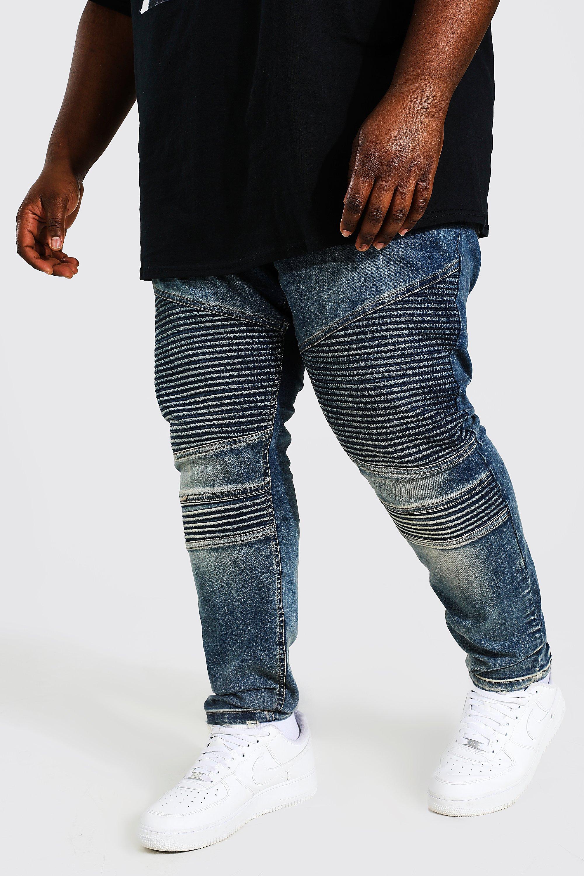 panelled jeans mens