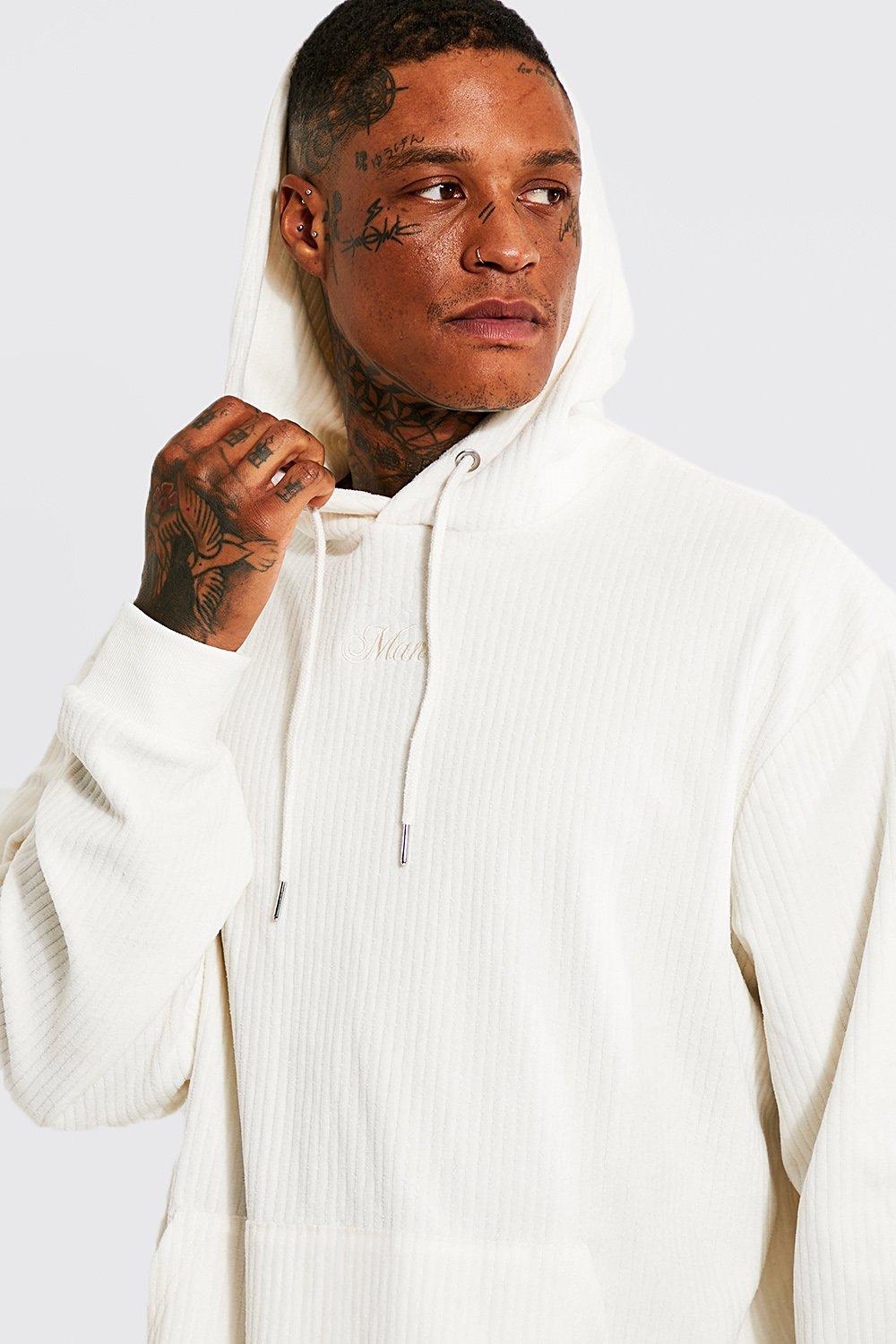 White sale velour hoodie