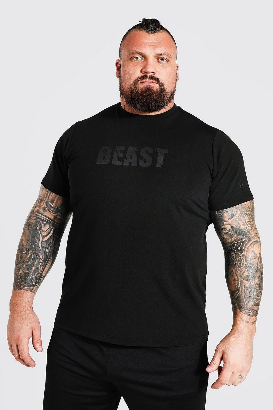 Man Active X Beast T-shirt per alta performance, Black negro image number 1