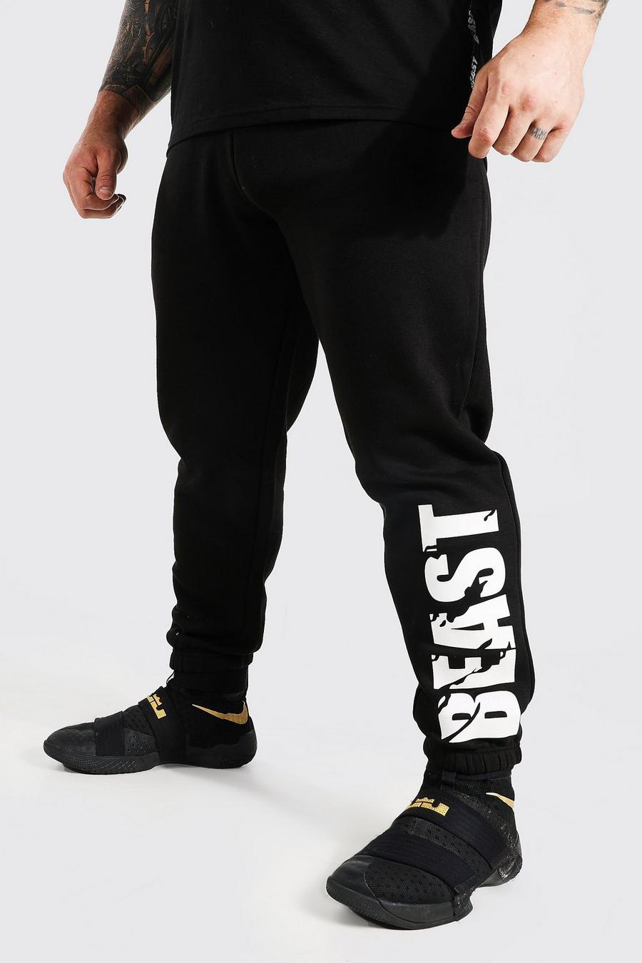 Man Active X Beast pantaloni tuta, Black negro image number 1