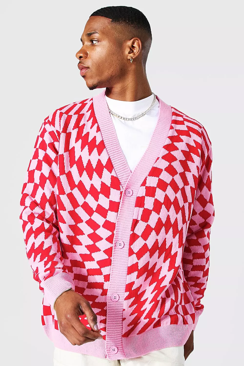 Checkerboard cardigan 2025