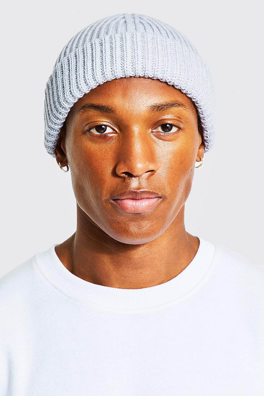 Berrettoo Beanie micro a coste, Pale lilac image number 1