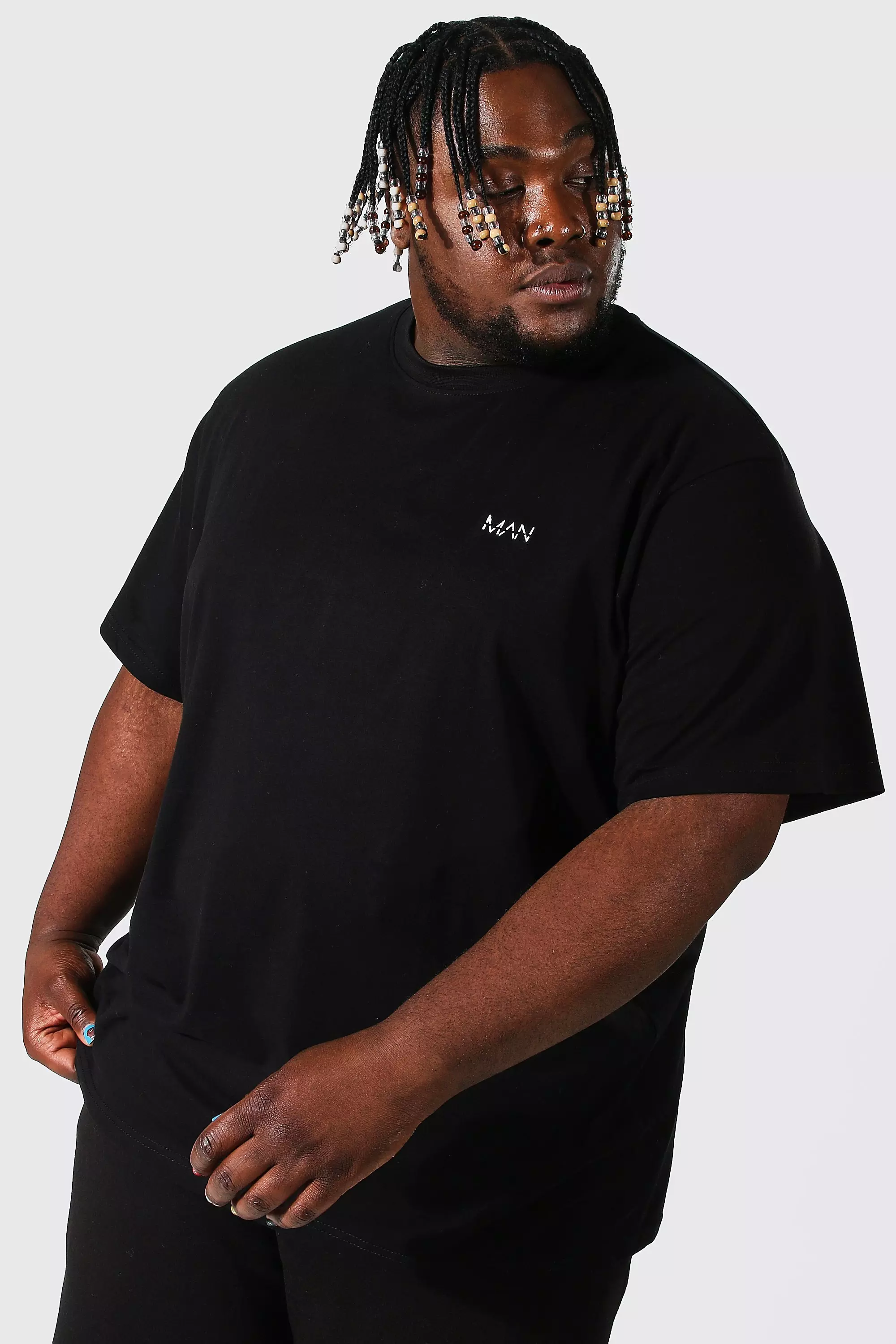 Black Plus Size Man Dash T-shirt alternative image