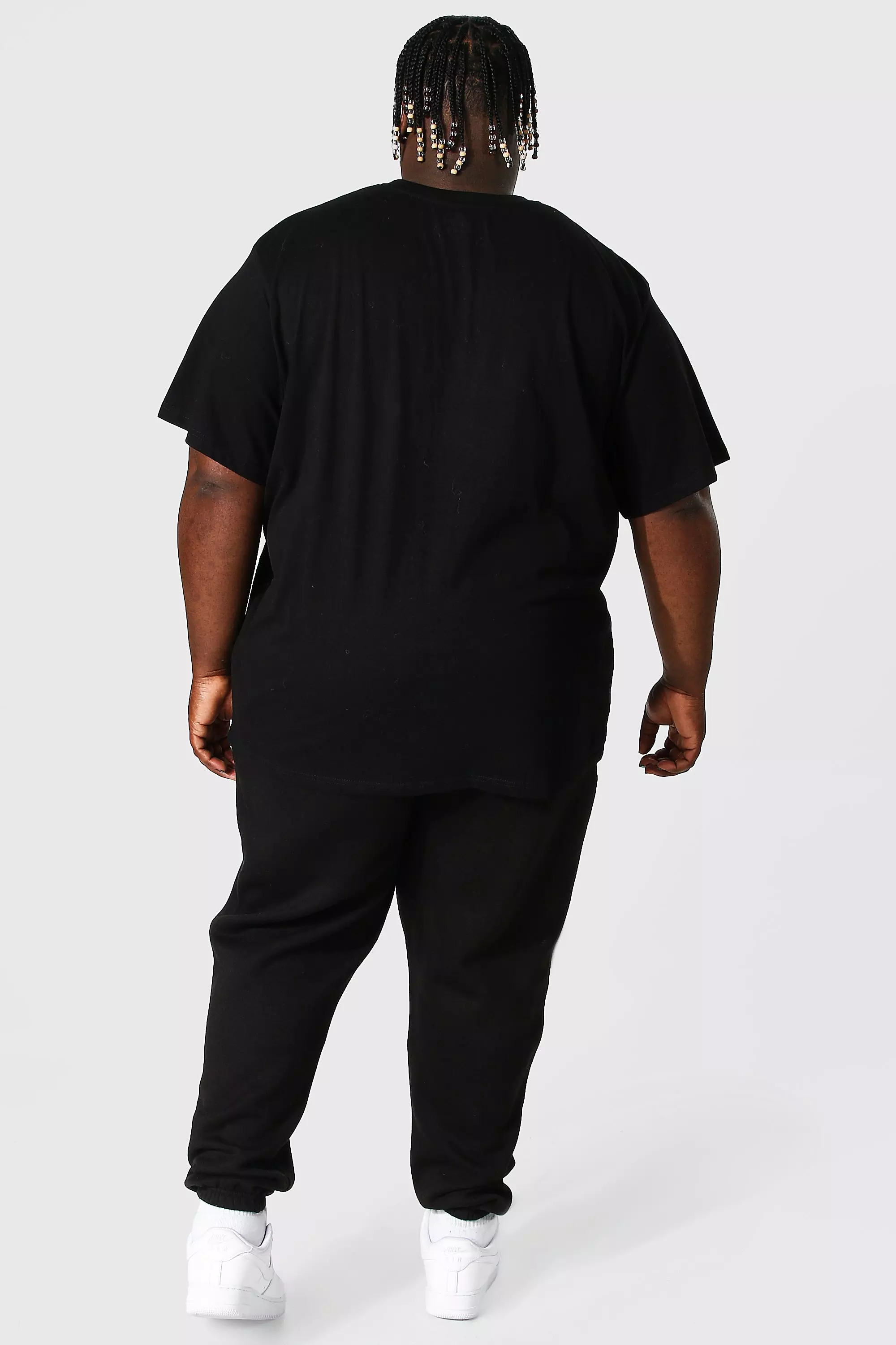 Black Plus Size Man Dash T-shirt alternative image
