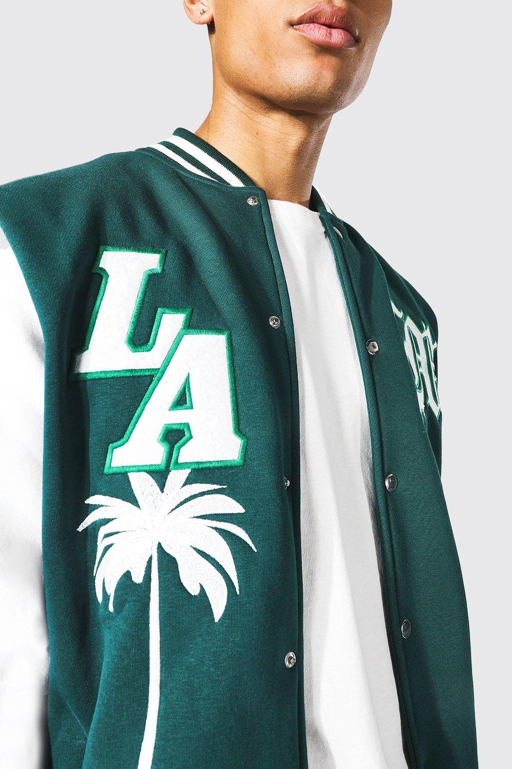 Tall La Jersey Varsity Bomber Jacket