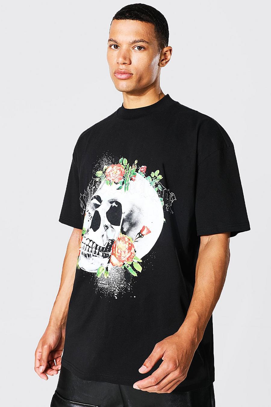 Black Tall - Worldwide T-shirt med tryck image number 1