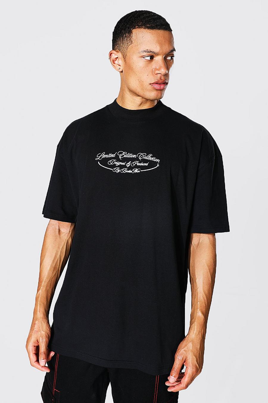 Black svart Tall - Limited T-shirt med tryck bak image number 1
