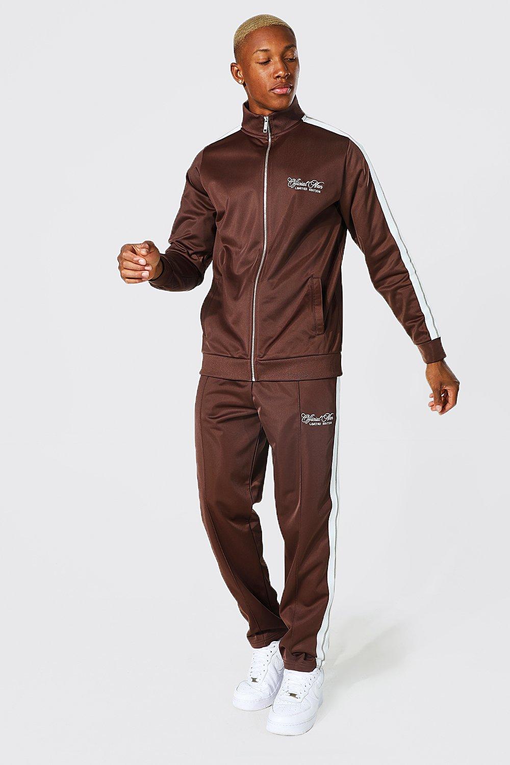 Ensemble adidas marron sale