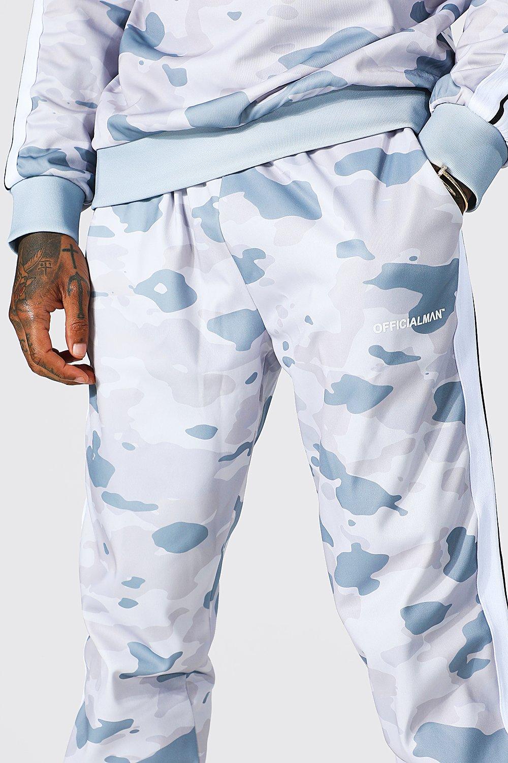 Nike white cheap camo tracksuit