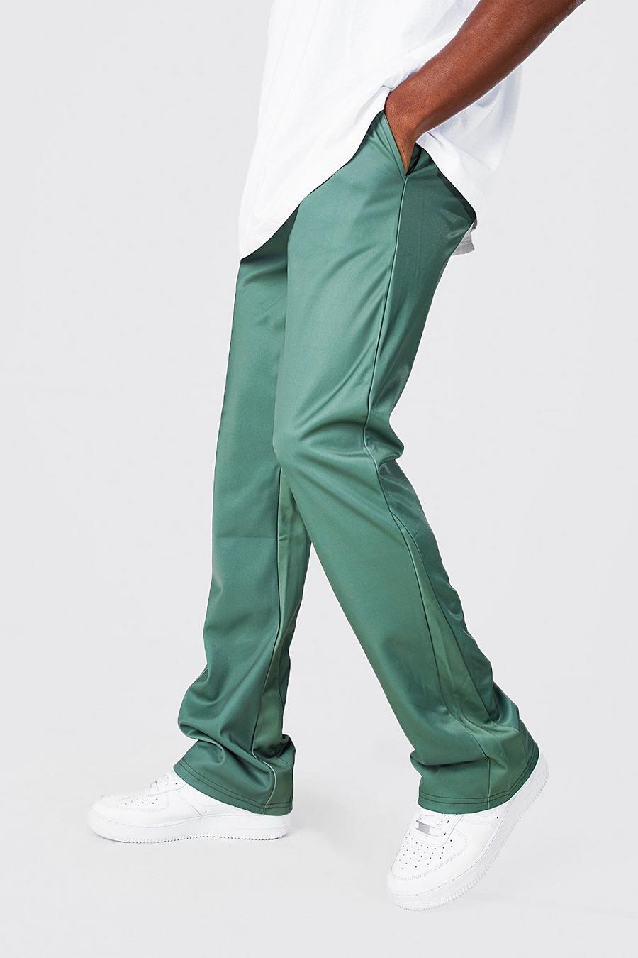 Pantaloni tuta Original Man in tricot con inserto, Verde oliva gerde image number 1
