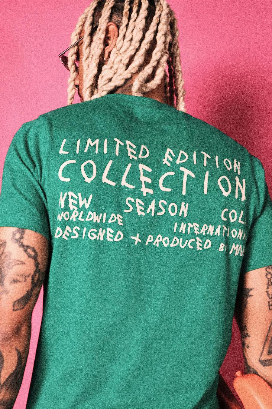 Official T-Shirt mit Print, Green vert image number 1