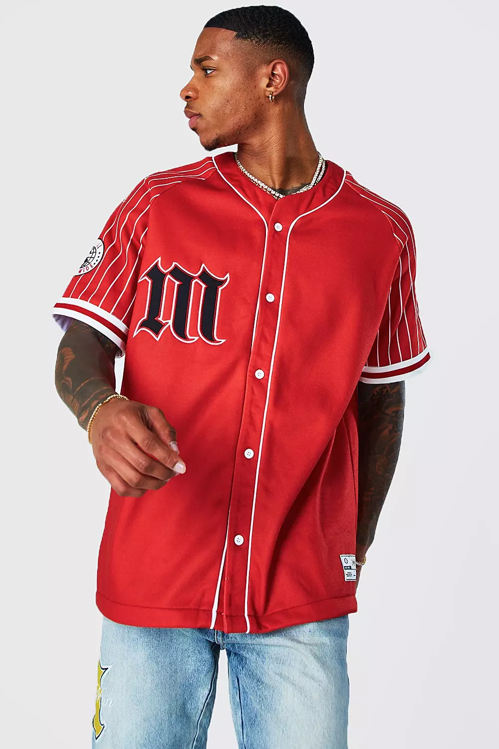 oversized baseball shirt