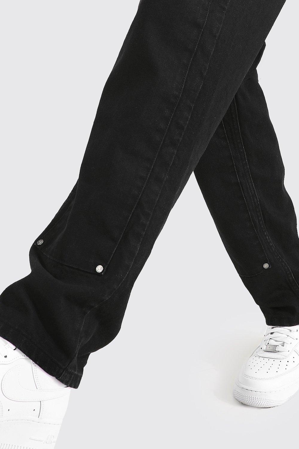 black worker jeans