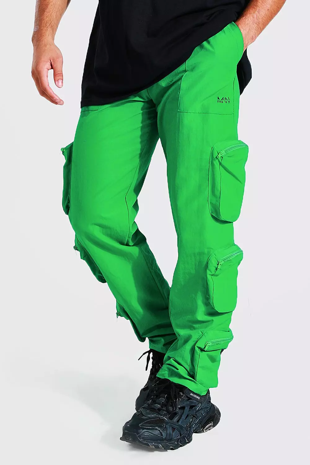 Green combat best sale trousers mens