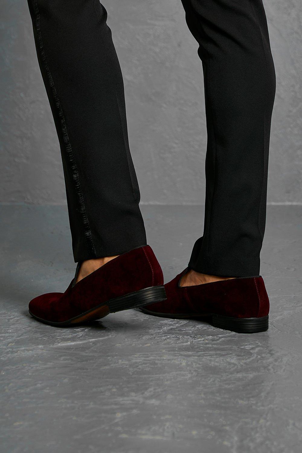 Mens deals plum loafers