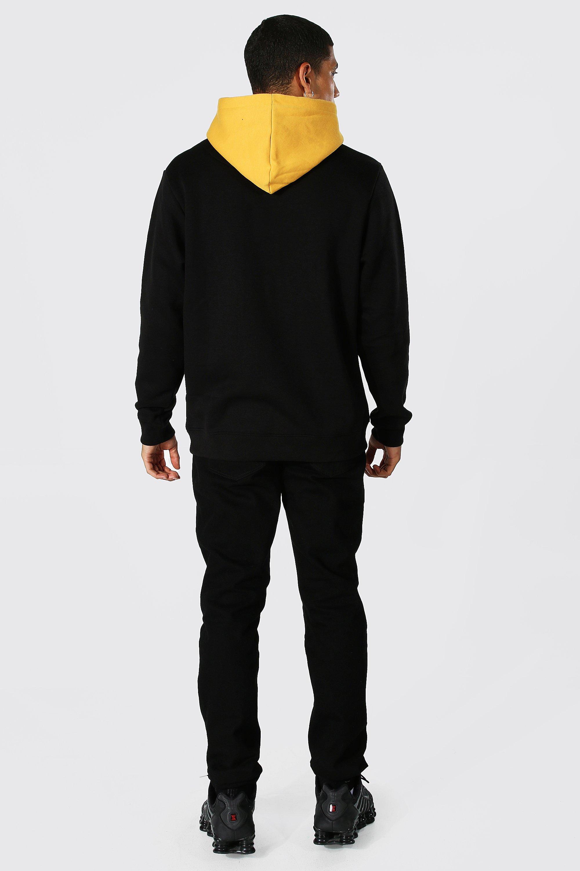 Colour Block Hoodie boohoo