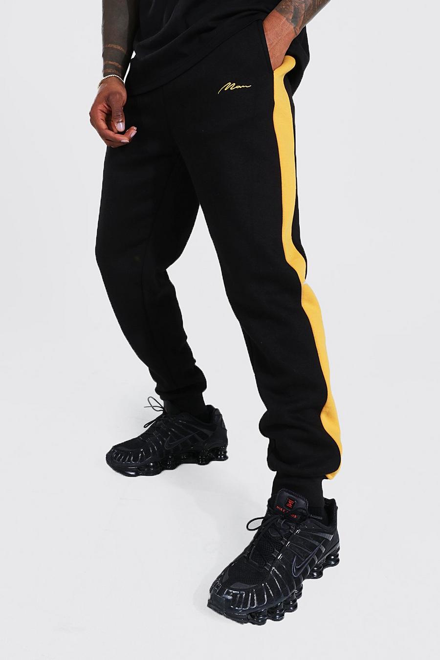 Pantalón deportivo MAN Original ajustado con colores en bloque image number 1