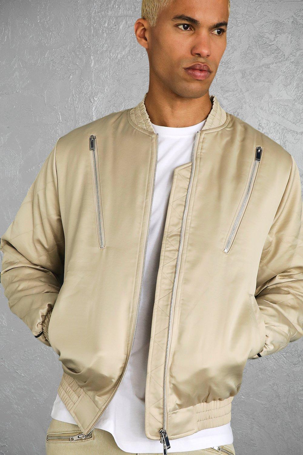 Matte bomber jacket sale