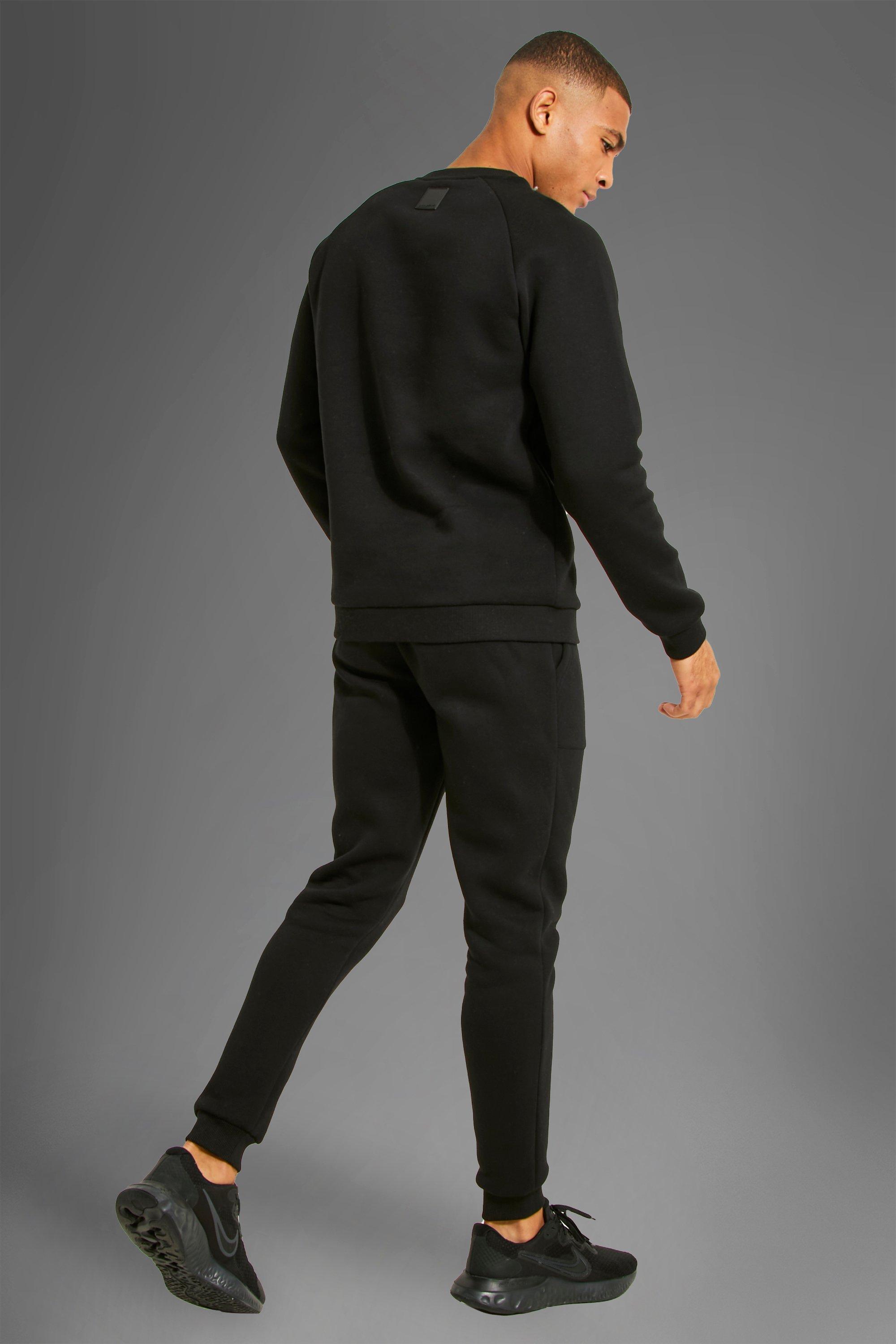 Man Active Gym Sweater Tracksuit boohoo