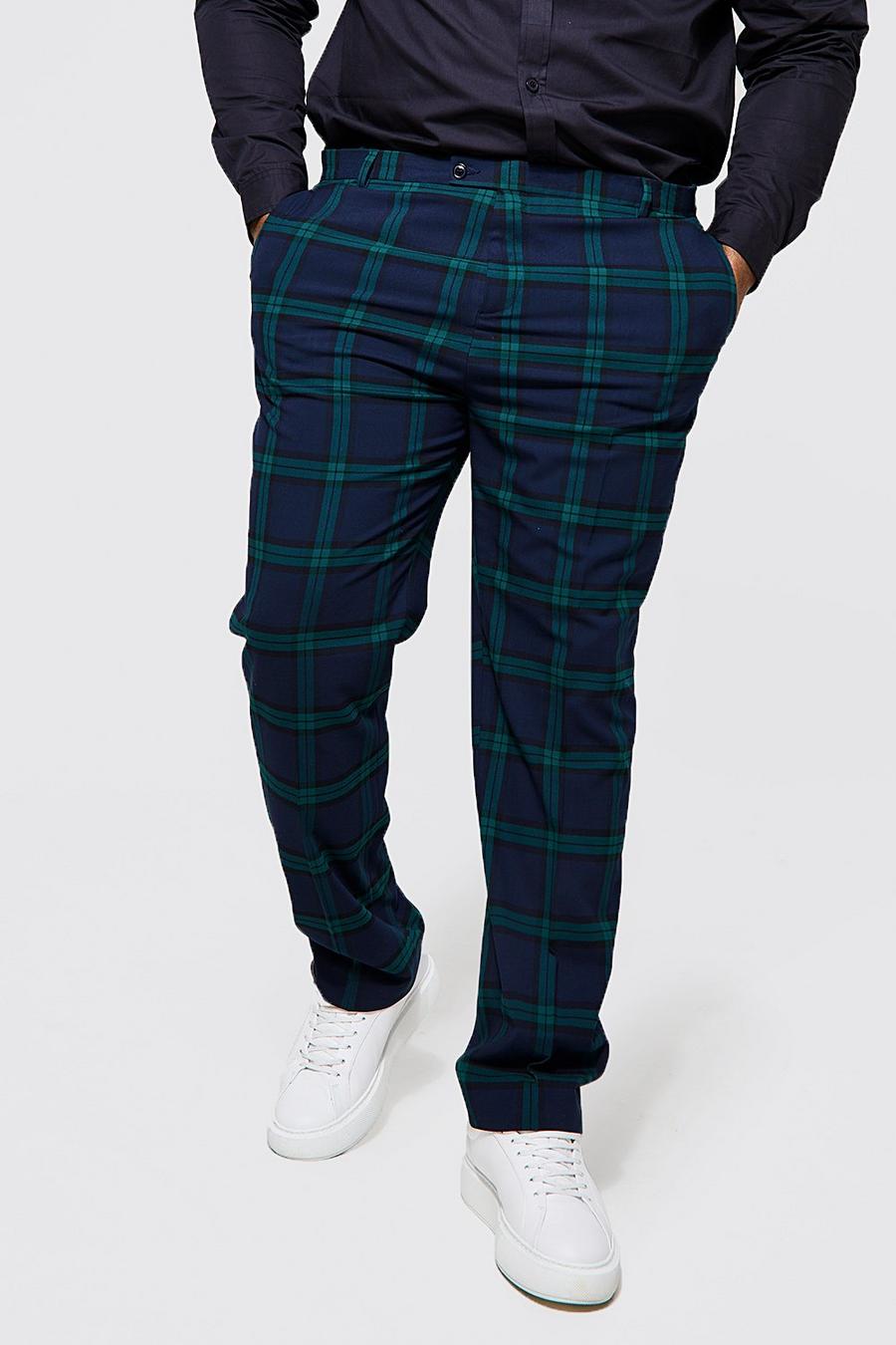 pantaloni Plus Size Smart Skinny Fit, Navy image number 1