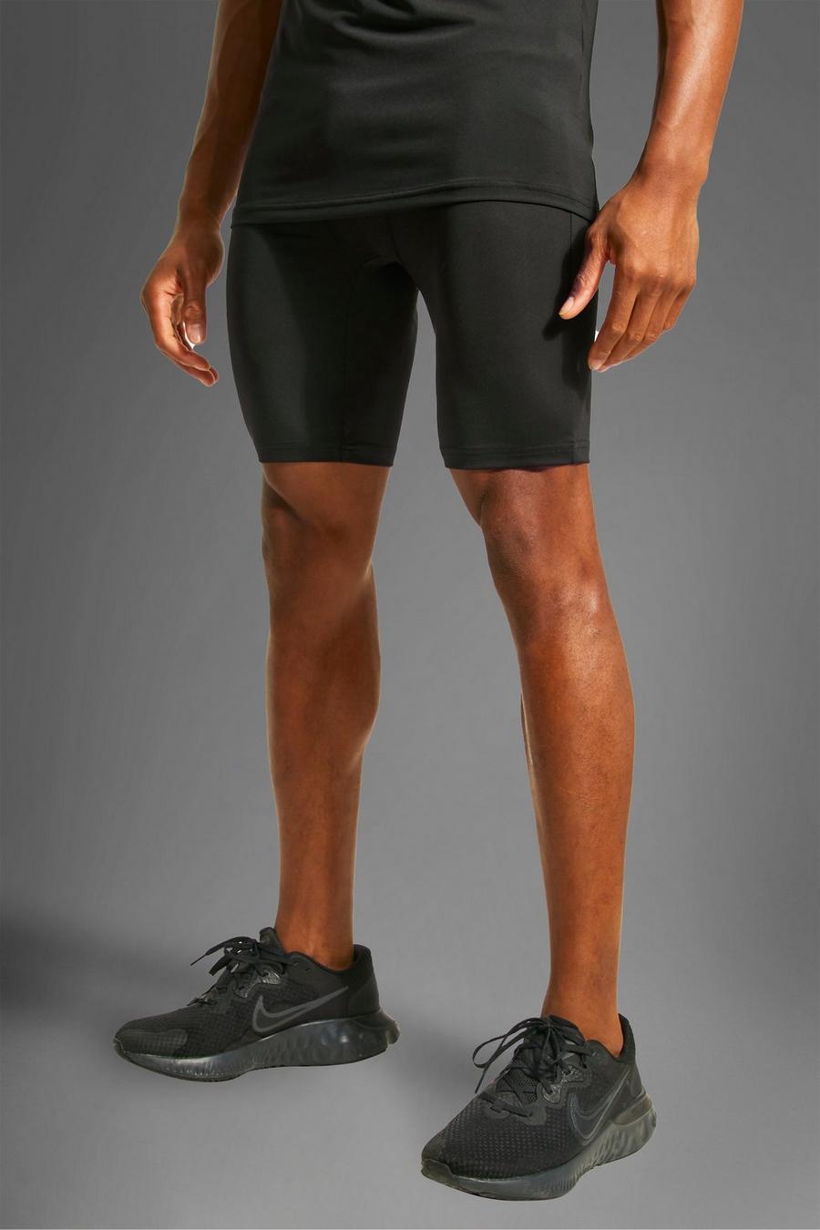 Man Active Performance Kompressions Shorts, Schwarz black image number 1