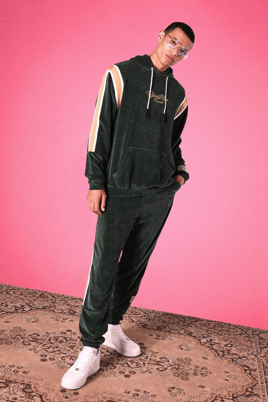 Forest Tall Man Official Velour Oversized Tracksuit image number 1