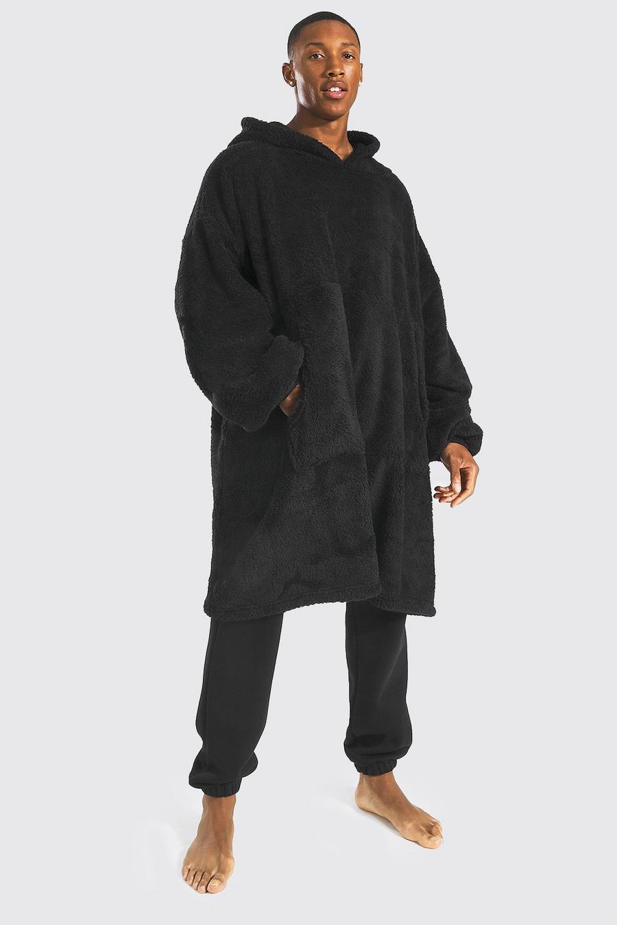 Black svart Oversize hoodie image number 1
