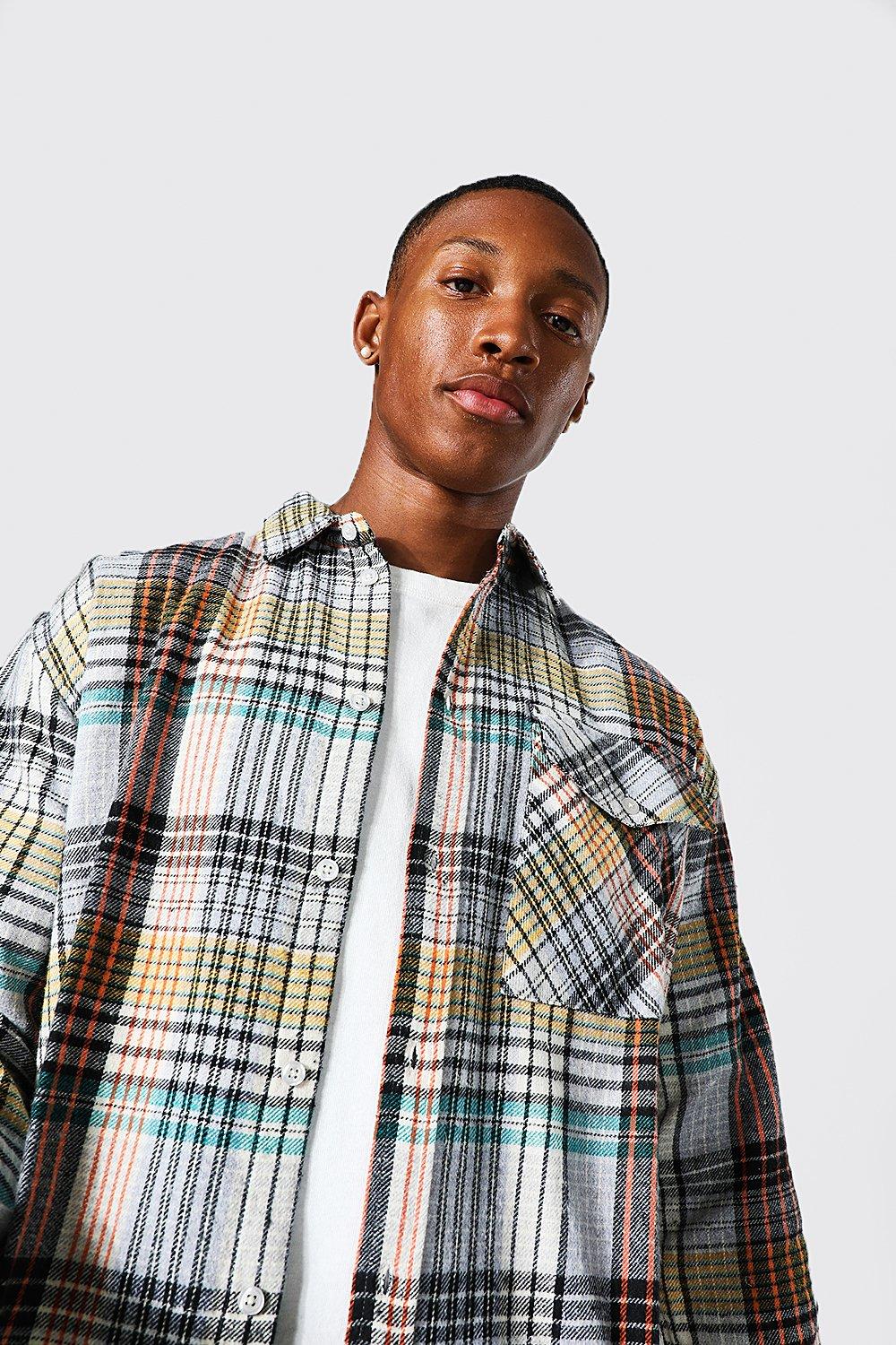 Oversized Check Shirt | boohoo