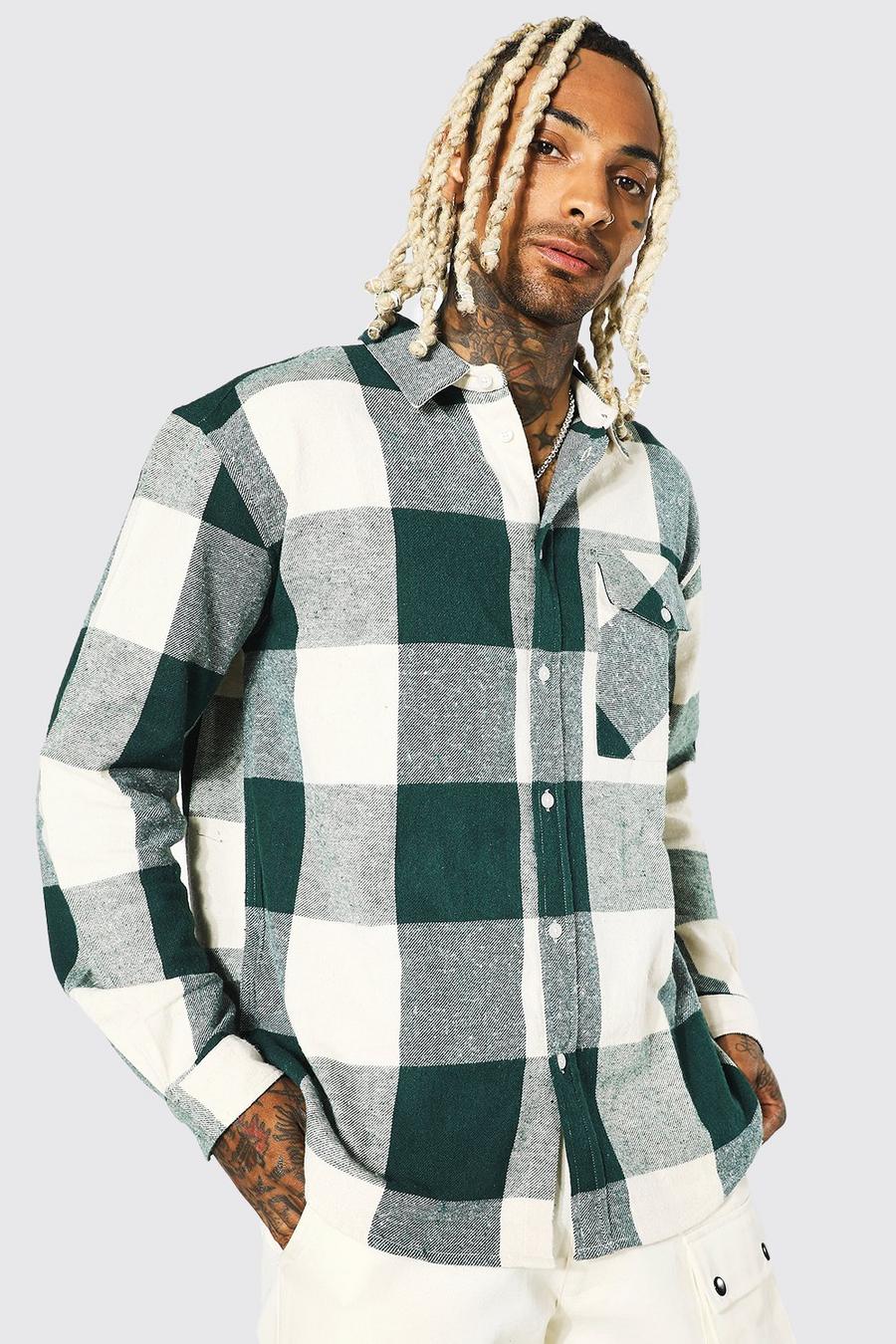 Forest Oversized Check Shirt image number 1