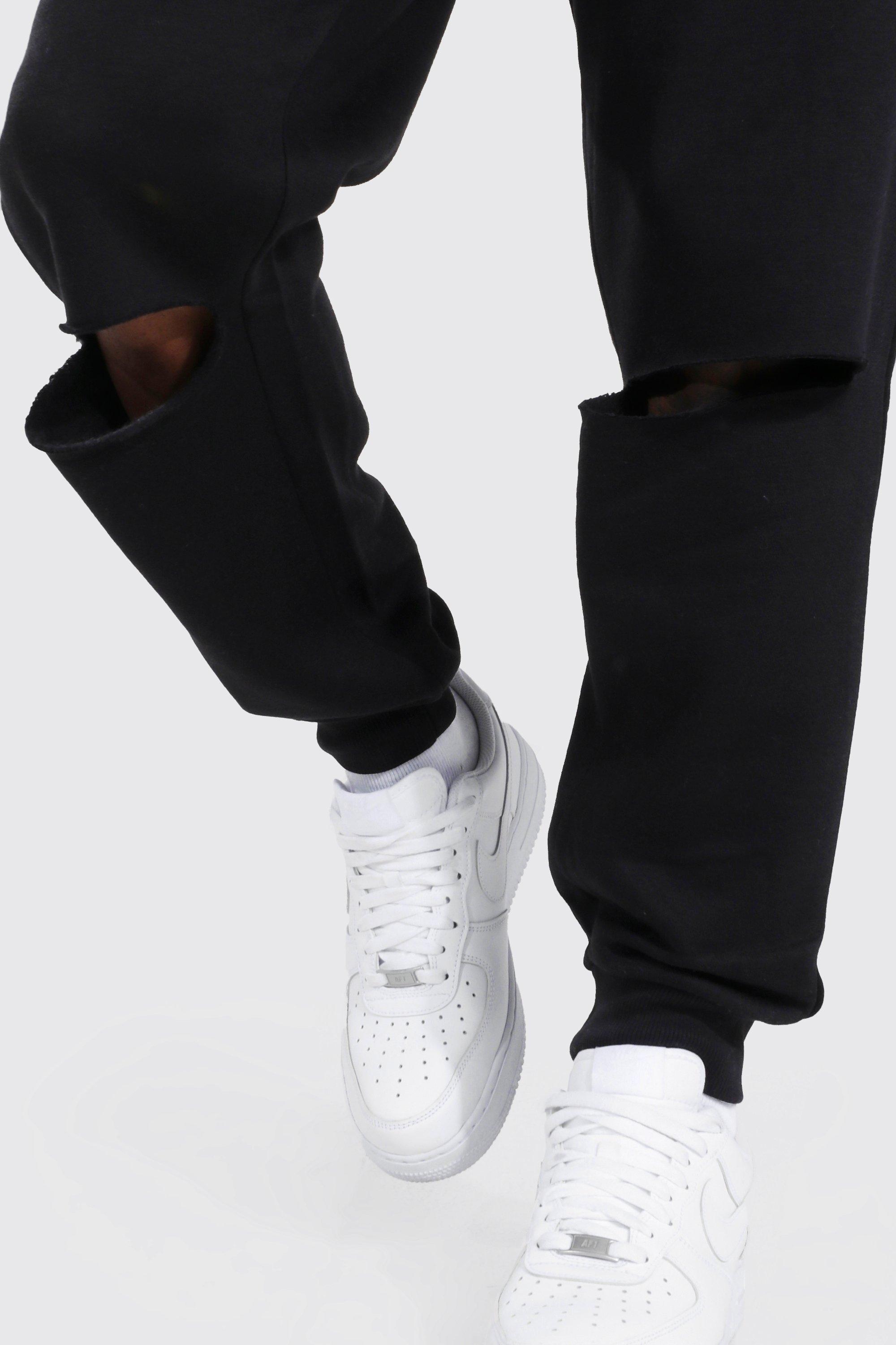 Original Man Rip Knee Jogger boohoo IL