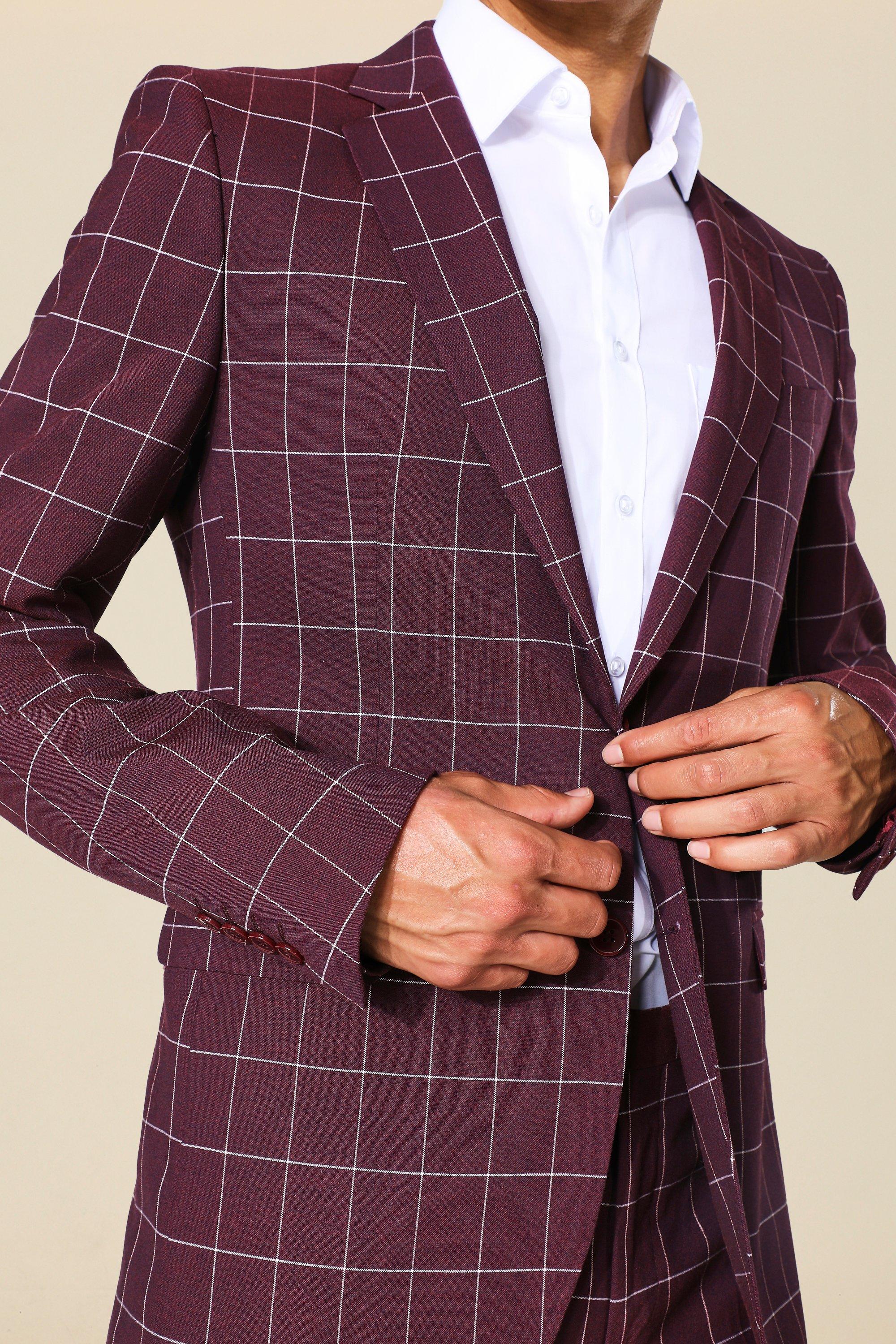 Tall Super Skinny Single Breasted Suit Jacket