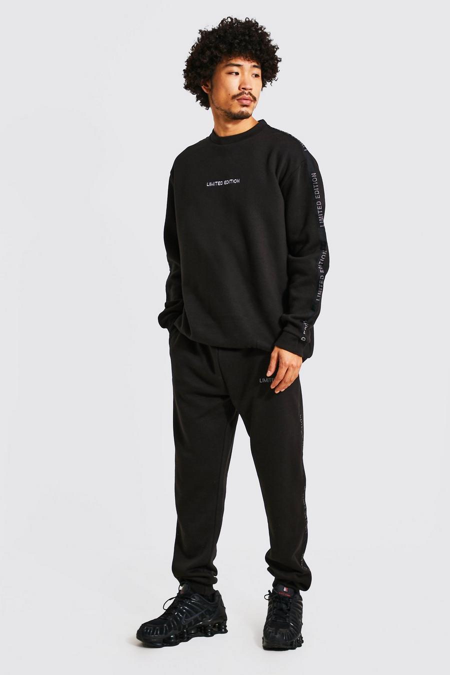 Limited Edition Sweatshirt-Trainingsanzug, Black image number 1