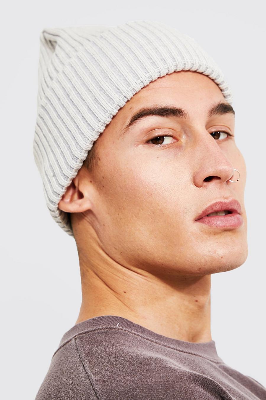 Light grey Plaited Classic Beanie image number 1