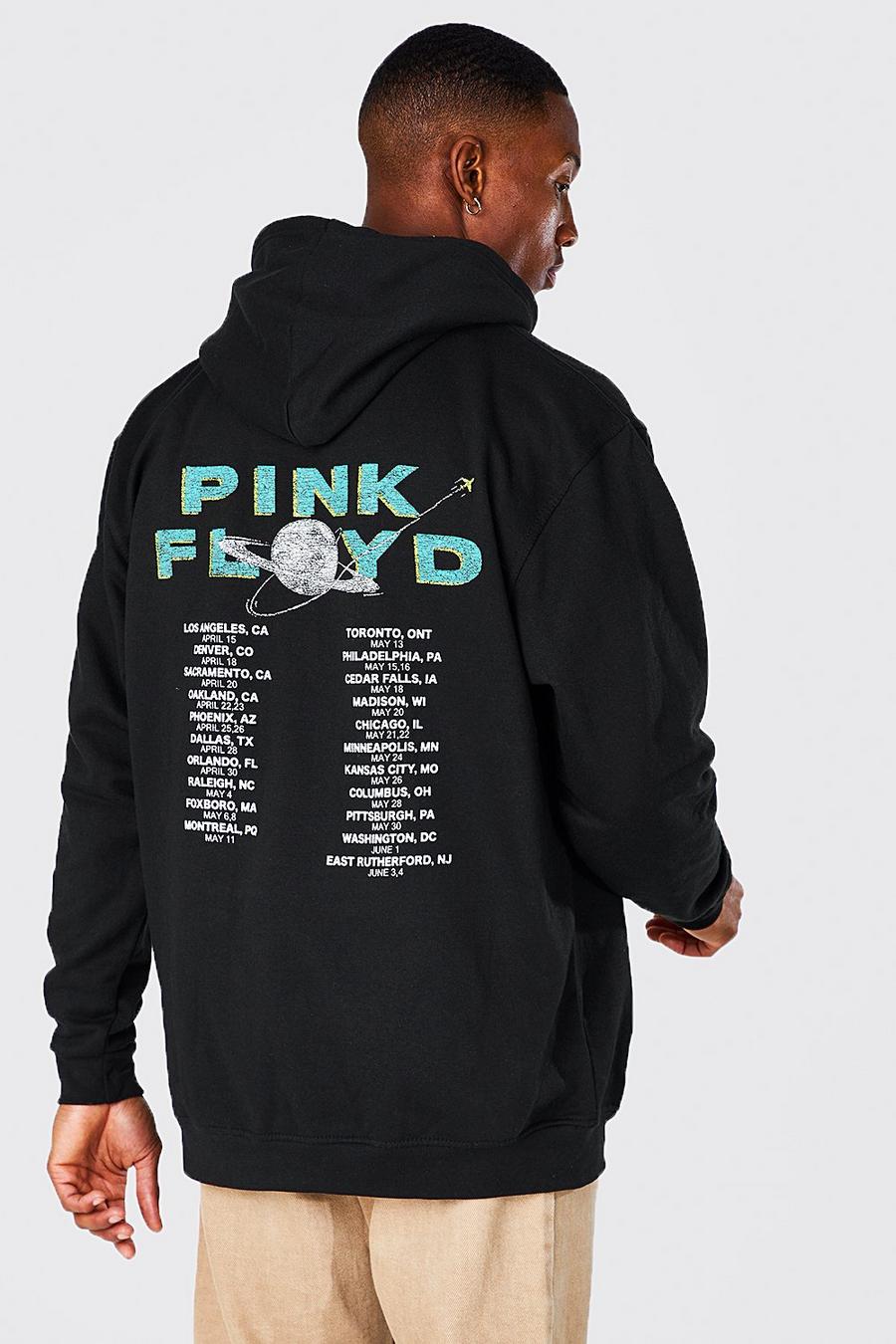 Sudadera con capucha oversize de Pink Floyd, Black image number 1
