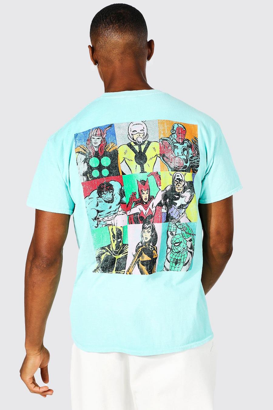 T-Shirt mit Marvel Character Print, Mint image number 1