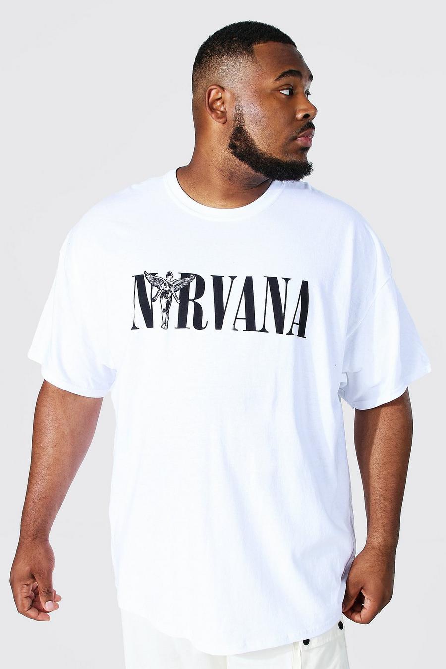 White Plus Nirvana License T-shirt image number 1