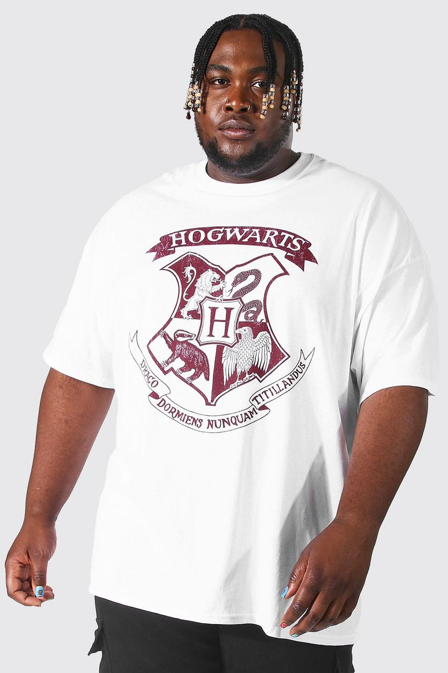 Tshirt Plus Size ufficiale Harry Potter Hogwarts, White image number 1