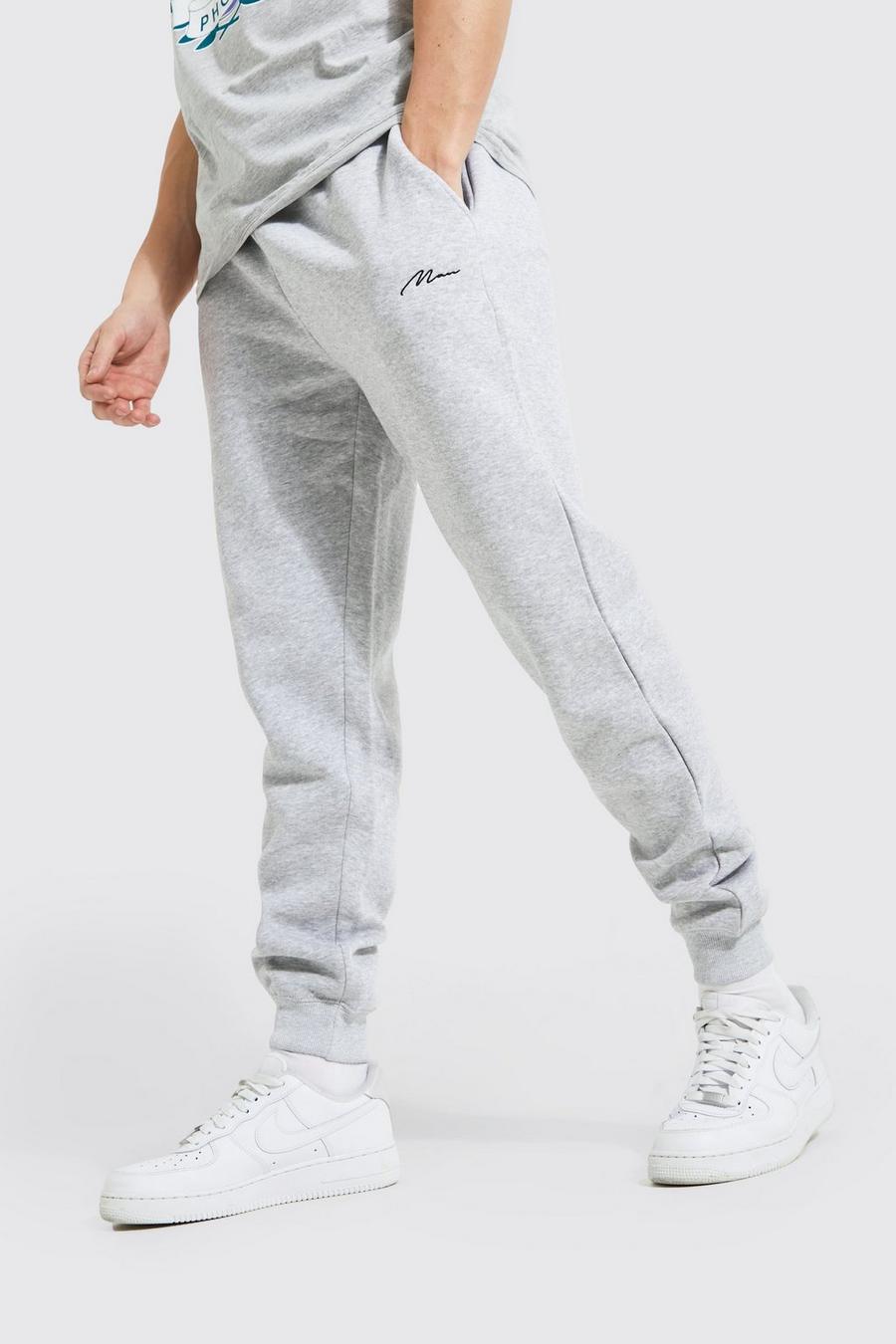 Navy Basic Skinny Fit Joggers image number 1