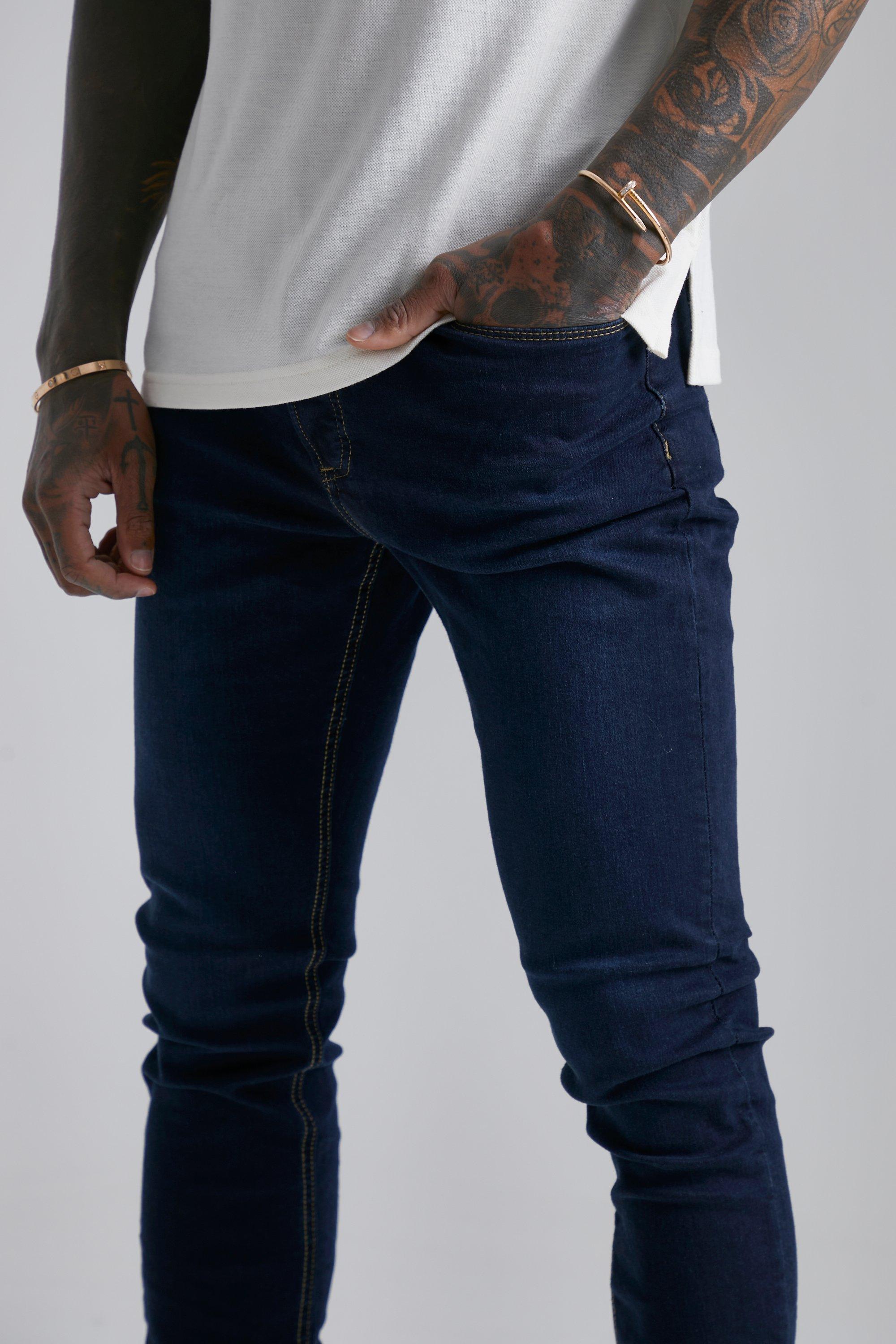 Mens slim stretch hot sale jeans uk