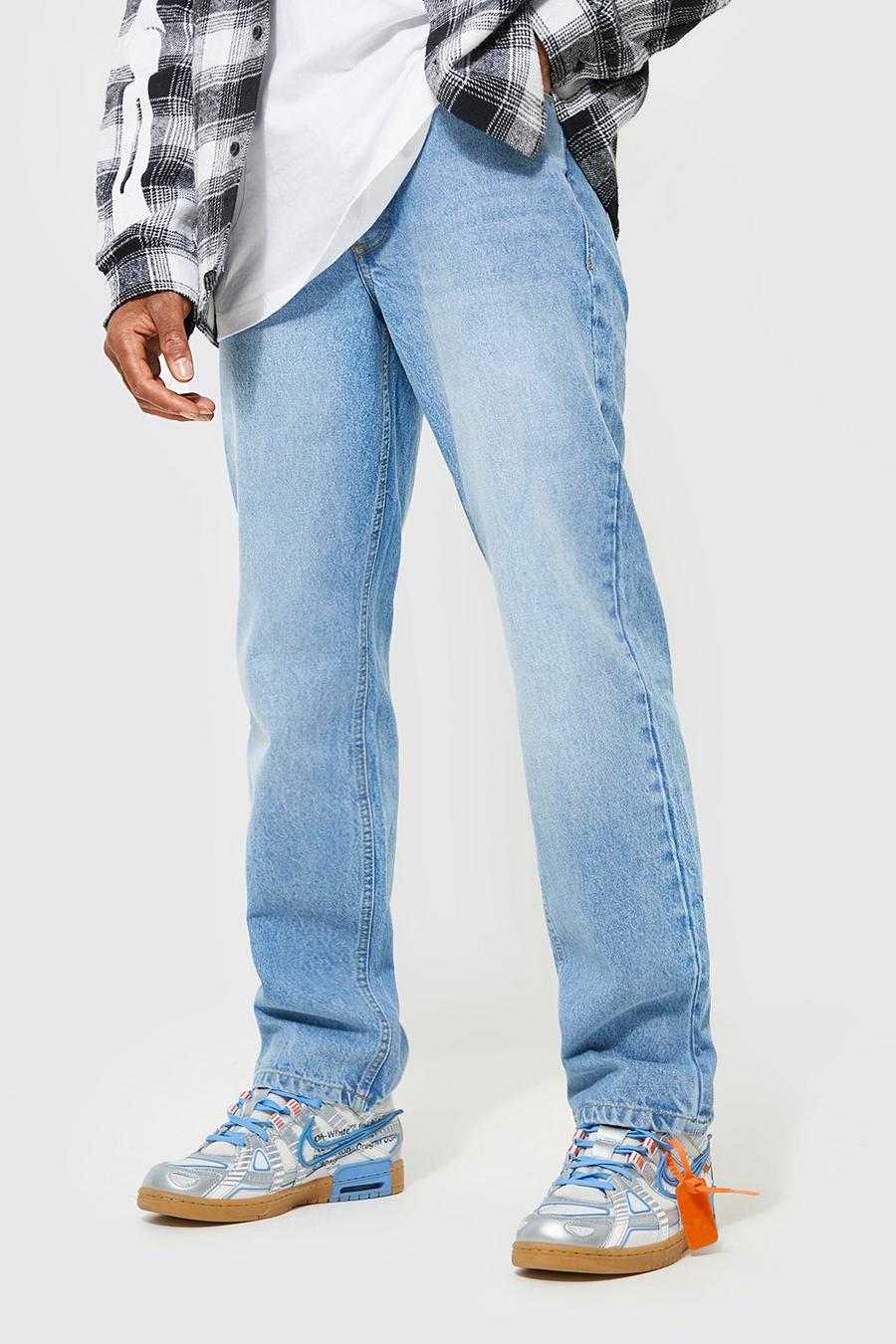 Light blue Relaxed Fit Rigid Jeans