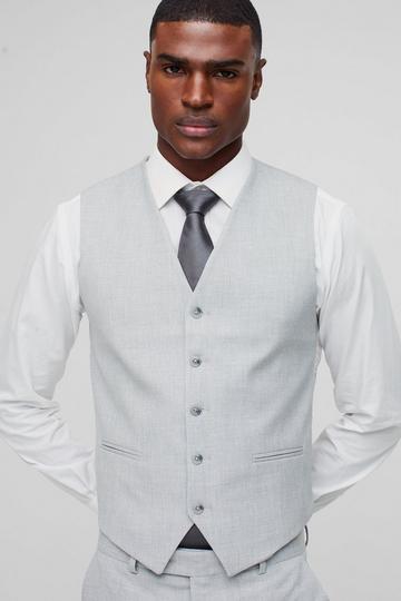 Super Skinny Grey Waistcoat grey