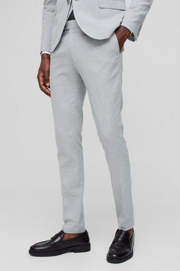 Super Skinny Grey Suit Trousers grey