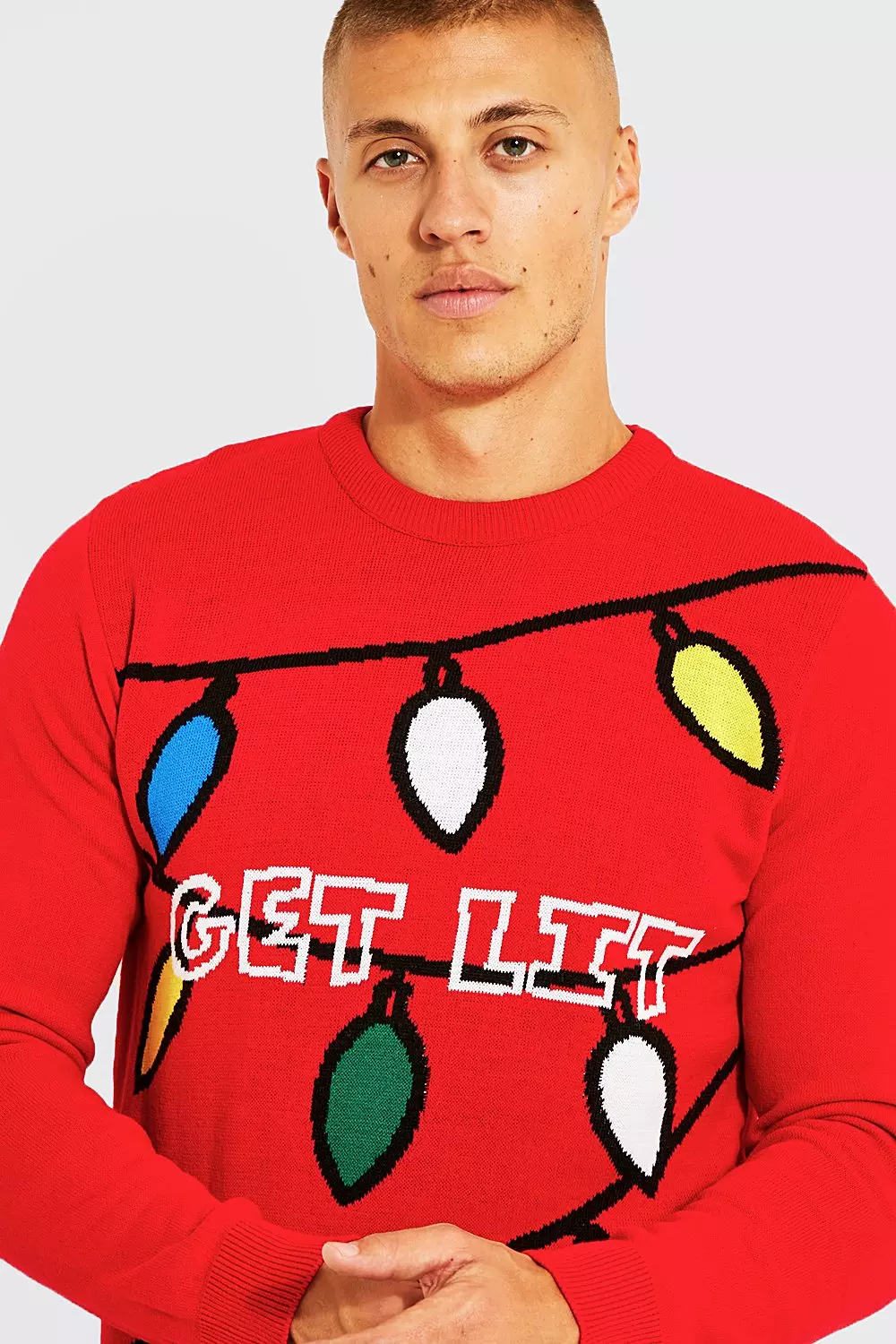 Get lit christmas jumper online