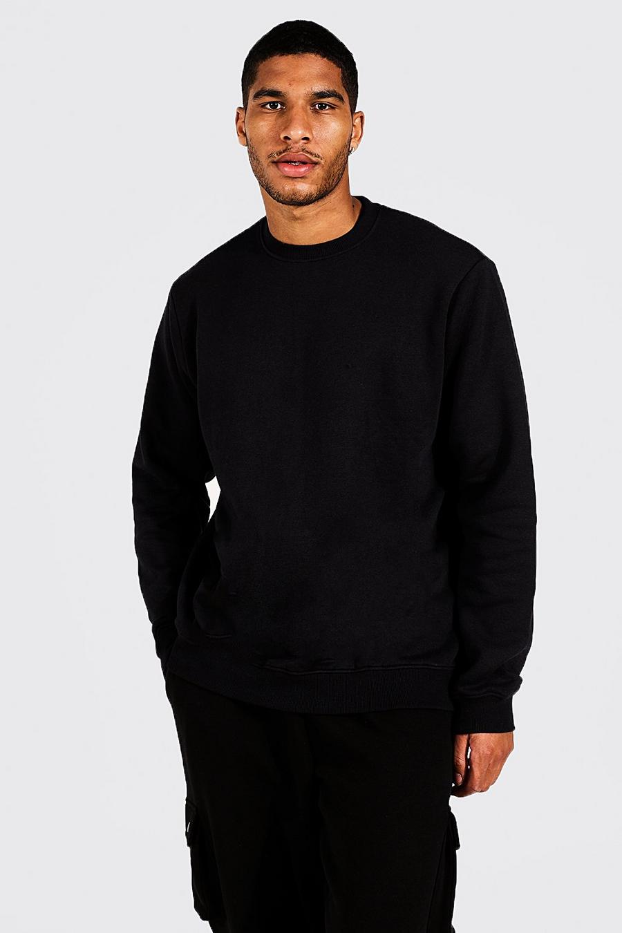 Black Tall Basic Sweater image number 1
