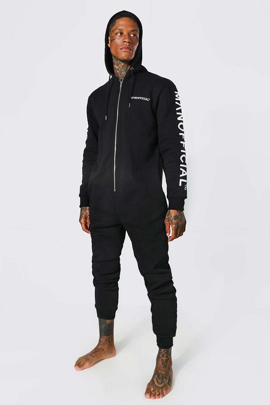 Black Man Official Arm Embroidered Onesie image number 1